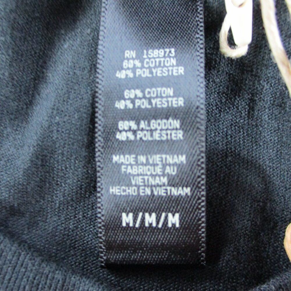 SKIMS Relaxed Long Sleeve T Shirt Womens Medium Onyx Black Crewneck Casual NWT - Picture 4 of 9